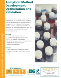 Analytical Method Development, Optimization and Validation