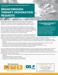 Breakthrough Therapy Designation Requests