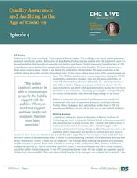 Quality Assurance and Auditing In The Age Of Covid-19 With Bettina Kaplan