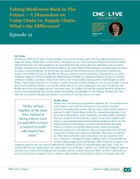 a discussion with Hedley Rees on Value chain vs. Supply chain: what's the difference?